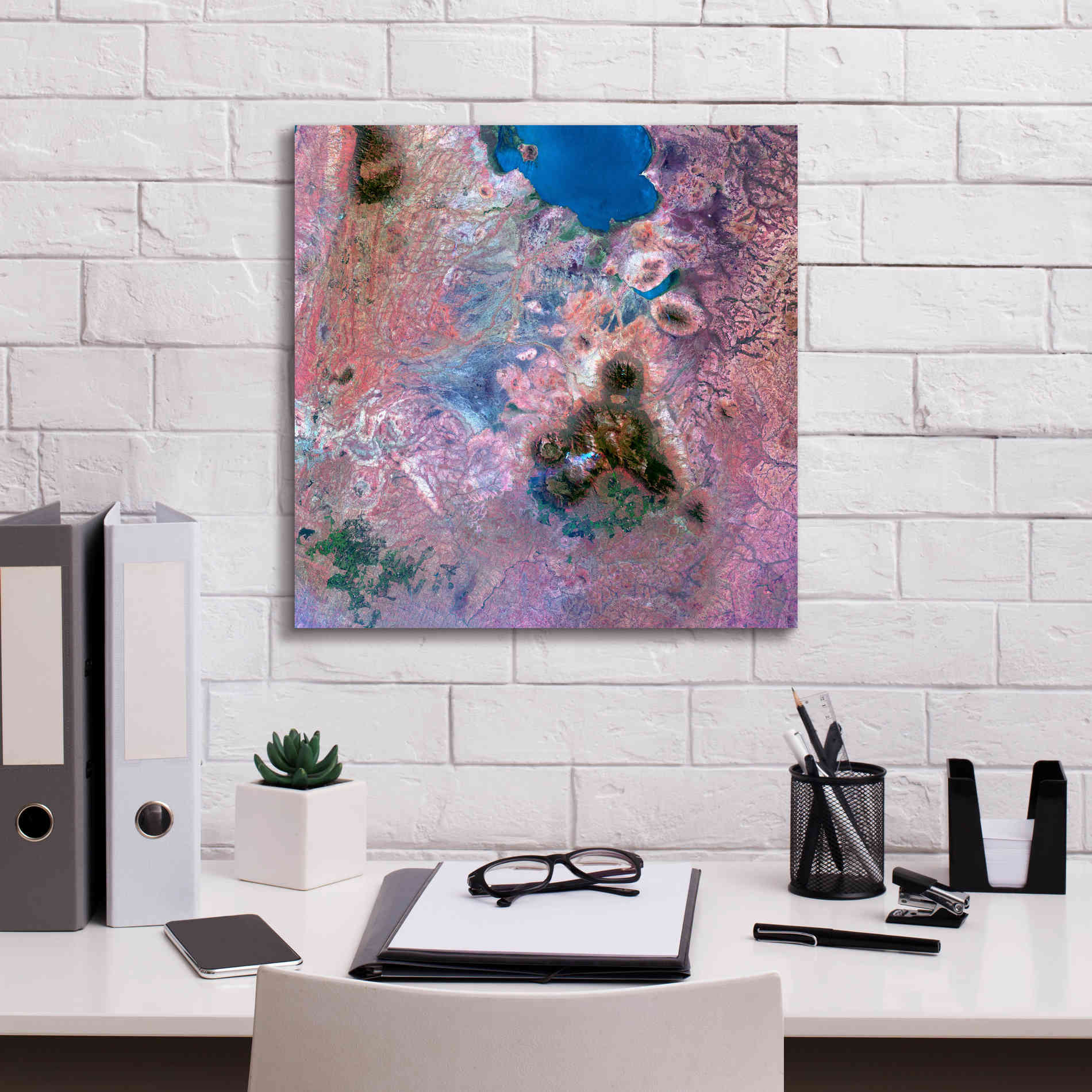 'Earth as Art: Mulanje Massif,' Canvas Wall Art,18 x 18