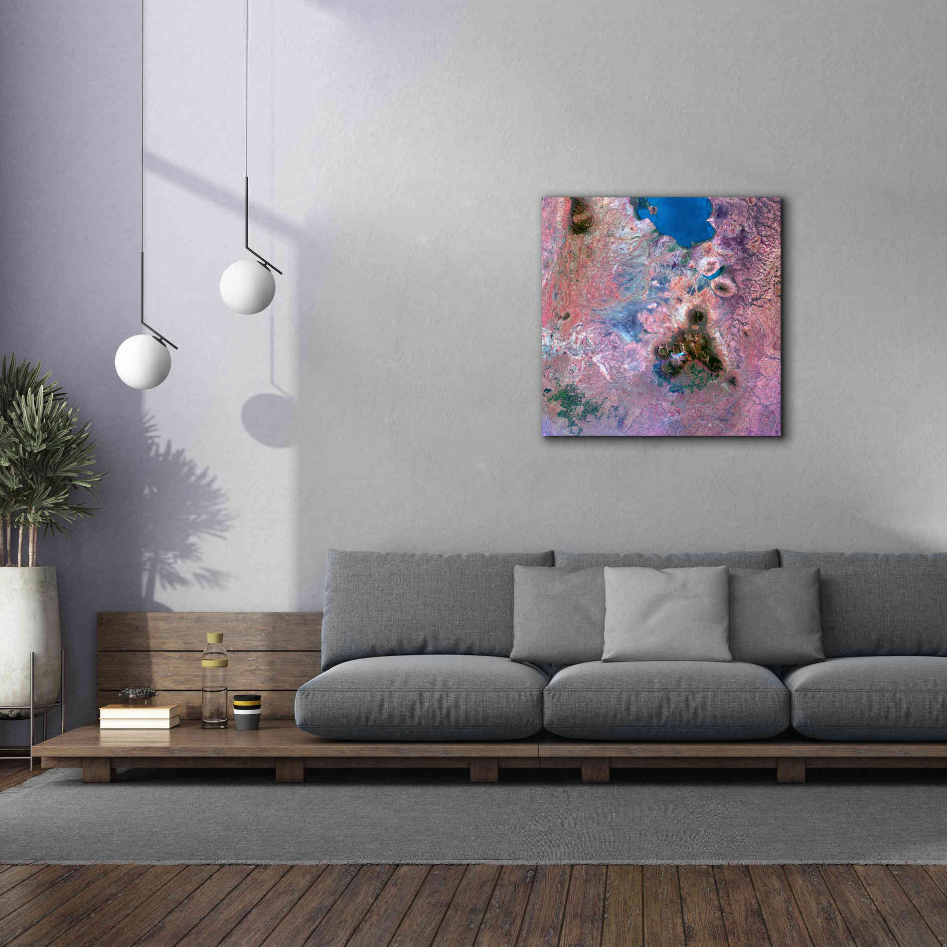 'Earth as Art: Mulanje Massif,' Canvas Wall Art,37 x 37