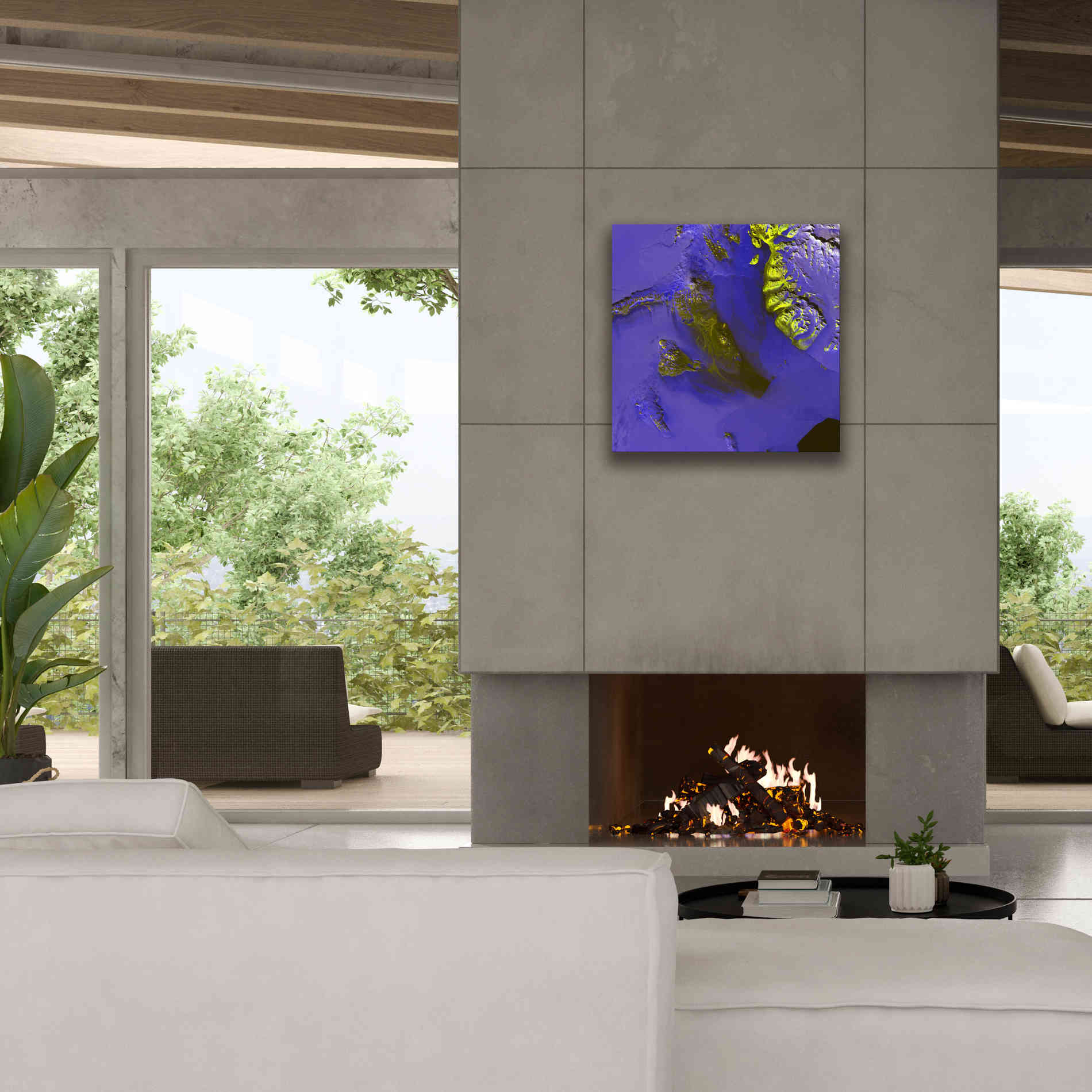 'Earth as Art: Koettlitz Glacier,' Canvas Wall Art,26 x 26