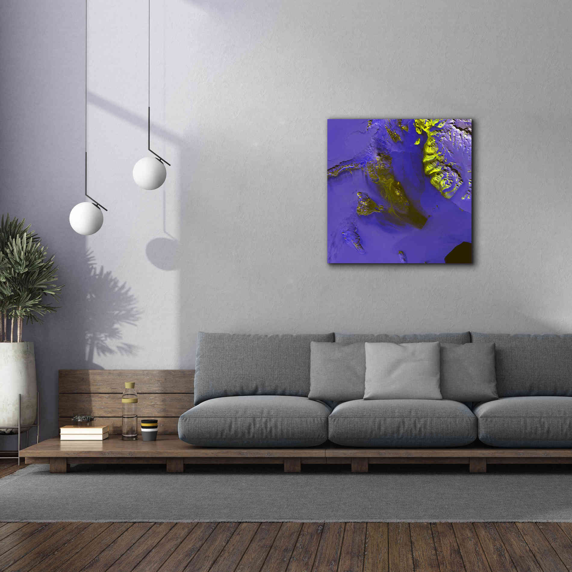 'Earth as Art: Koettlitz Glacier,' Canvas Wall Art,37 x 37