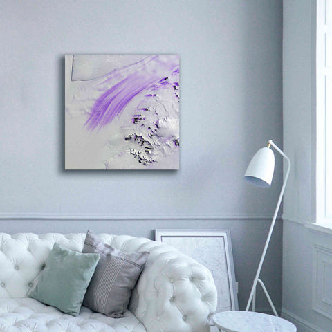 Image of 'Earth as Art: Slessor Glacier,' Canvas Wall Art,37 x 37