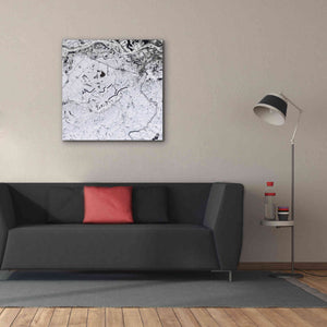 'Earth as Art: Etched in Snow,' Canvas Wall Art,37 x 37