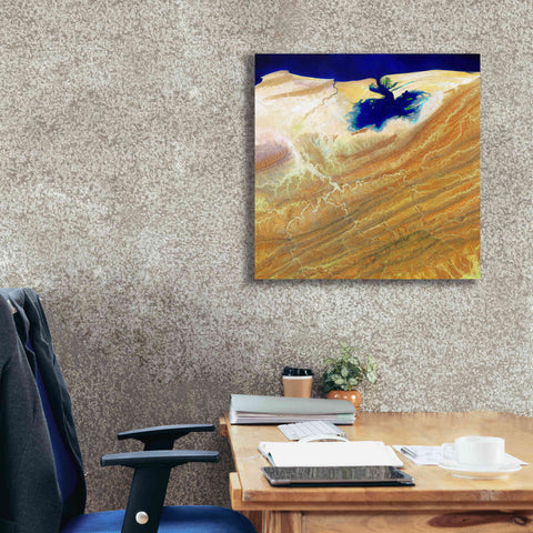 Image of 'Earth as Art: Ink Stain,' Canvas Wall Art,26 x 26