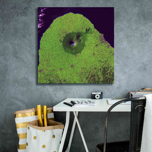 'Earth as Art: Mount Taranaki,' Canvas Wall Art,26 x 26