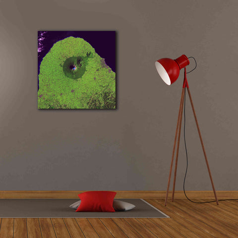 Image of 'Earth as Art: Mount Taranaki,' Canvas Wall Art,26 x 26