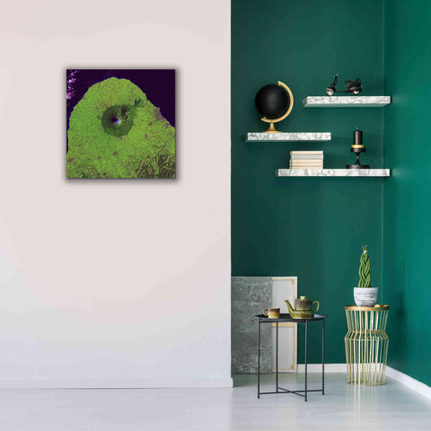 Image of 'Earth as Art: Mount Taranaki,' Canvas Wall Art,26 x 26
