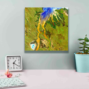 'Earth as Art: Nature's Patterns,' Canvas Wall Art,12 x 12