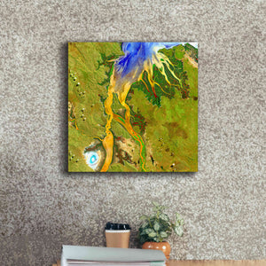 'Earth as Art: Nature's Patterns,' Canvas Wall Art,18 x 18