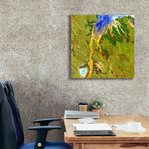 'Earth as Art: Nature's Patterns,' Canvas Wall Art,26 x 26