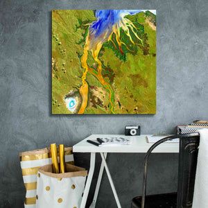'Earth as Art: Nature's Patterns,' Canvas Wall Art,26 x 26