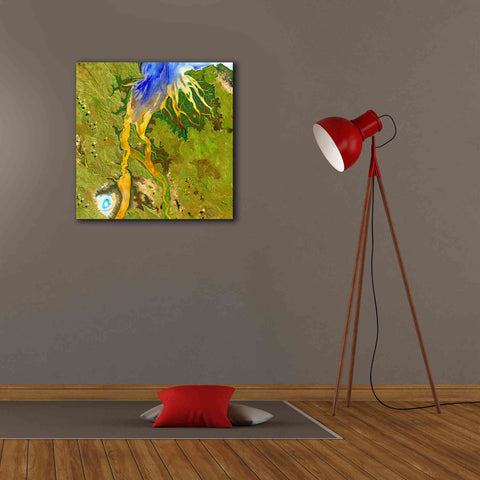 Image of 'Earth as Art: Nature's Patterns,' Canvas Wall Art,26 x 26