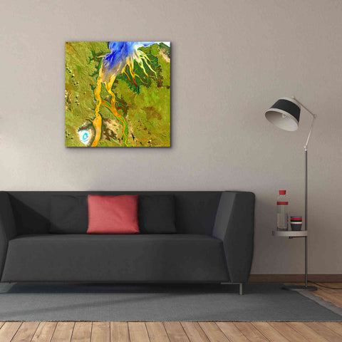 Image of 'Earth as Art: Nature's Patterns,' Canvas Wall Art,37 x 37