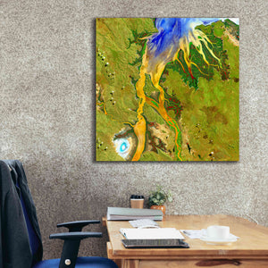 'Earth as Art: Nature's Patterns,' Canvas Wall Art,37 x 37