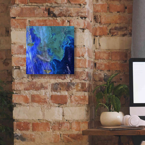 Image of 'Earth as Art: Earth's Aquarium,' Canvas Wall Art,12 x 12
