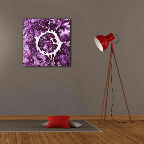 Image of 'Earth as Art: Eye of Quebec,' Canvas Wall Art,26 x 26