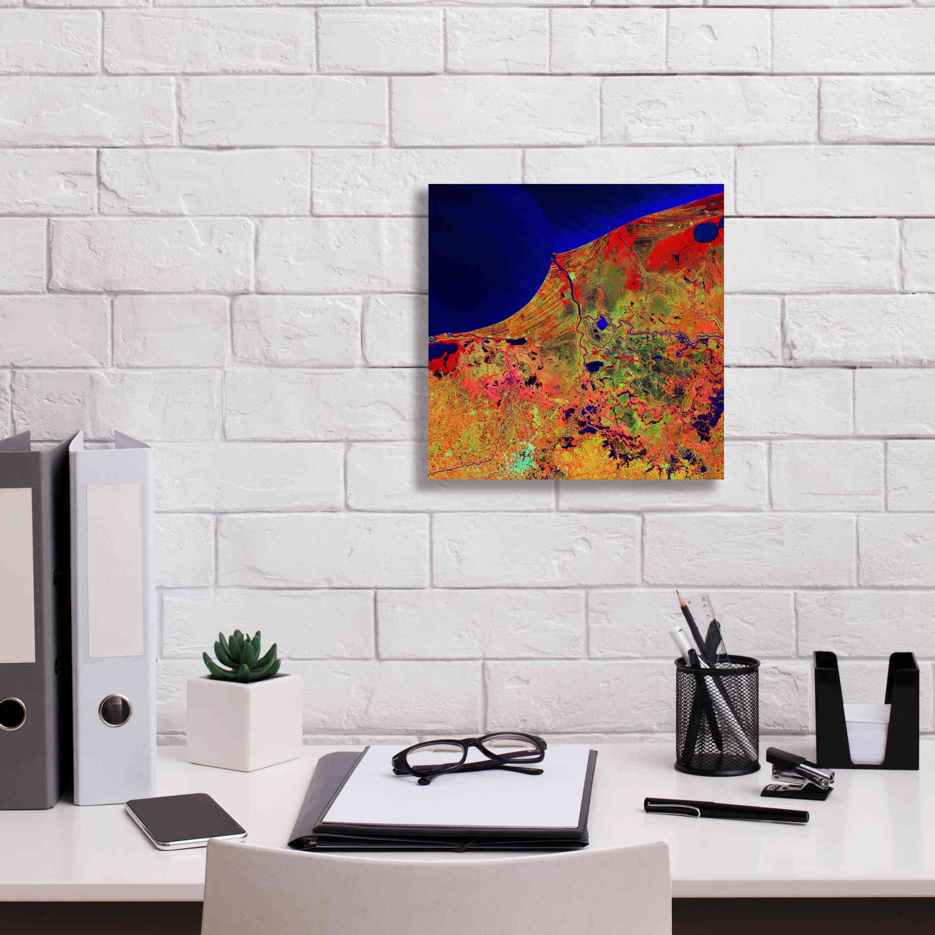 'Earth as Art: Mexico's Biosphere,' Canvas Wall Art,12 x 12
