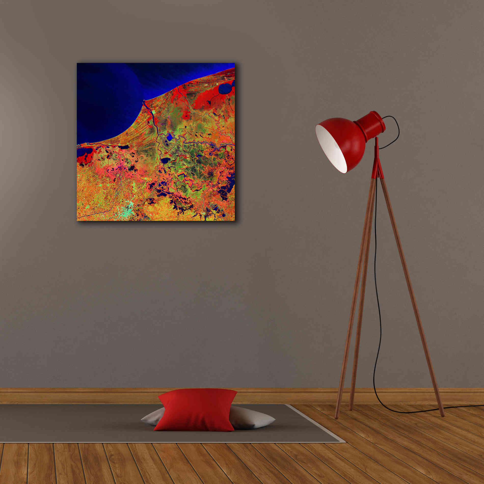 'Earth as Art: Mexico's Biosphere,' Canvas Wall Art,26 x 26