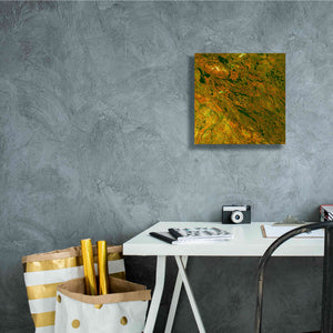 'Earth as Art: Rock Folding,' Canvas Wall Art,12 x 12
