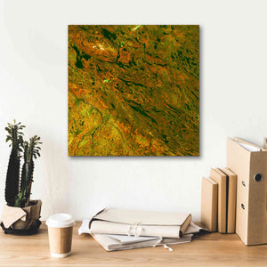 'Earth as Art: Rock Folding,' Canvas Wall Art,18 x 18