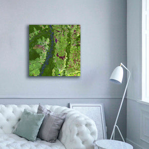 'Earth as Art: Oxbows in Bolivia,' Canvas Wall Art,37 x 37