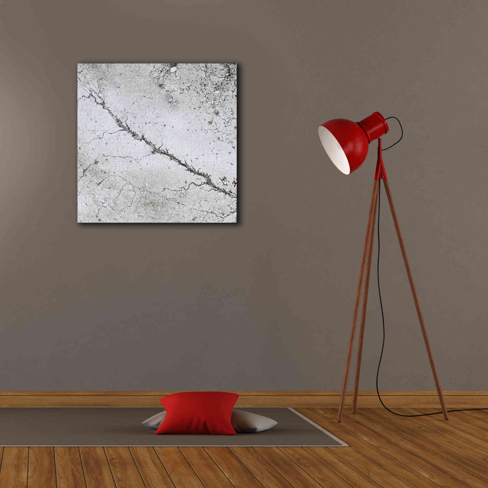 'Earth as Art: Bleak Midwinter,' Canvas Wall Art,26 x 26