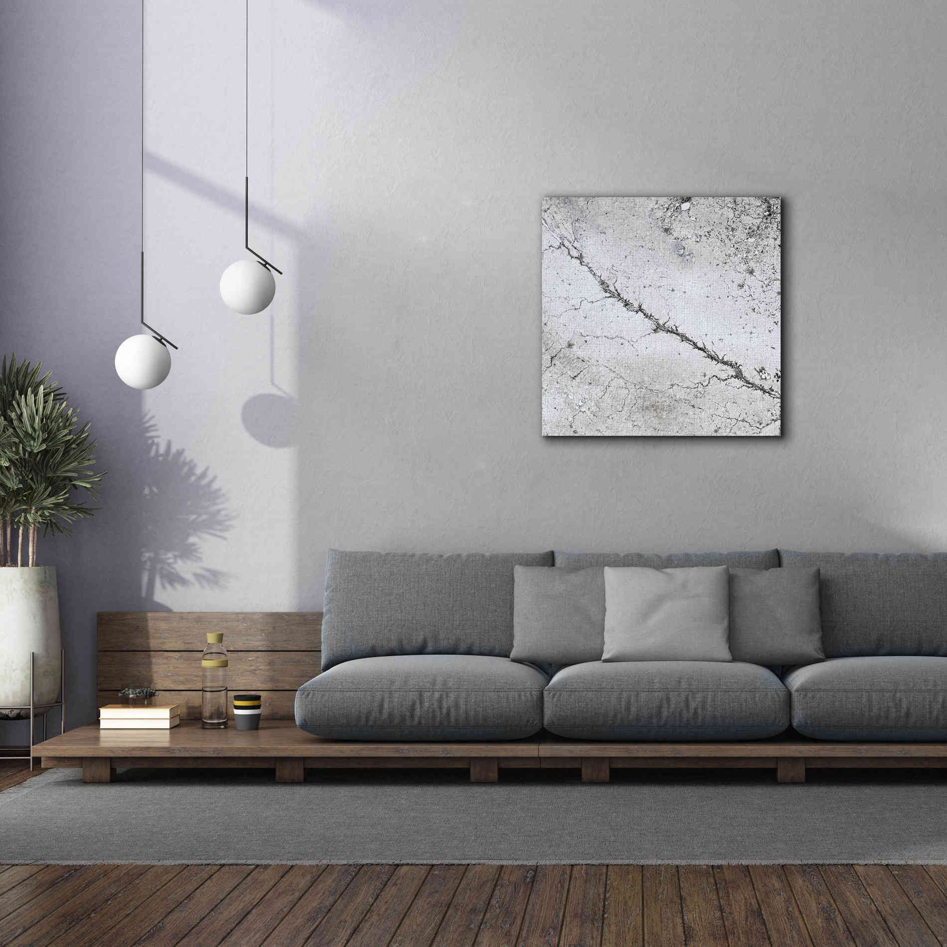 'Earth as Art: Bleak Midwinter,' Canvas Wall Art,37 x 37