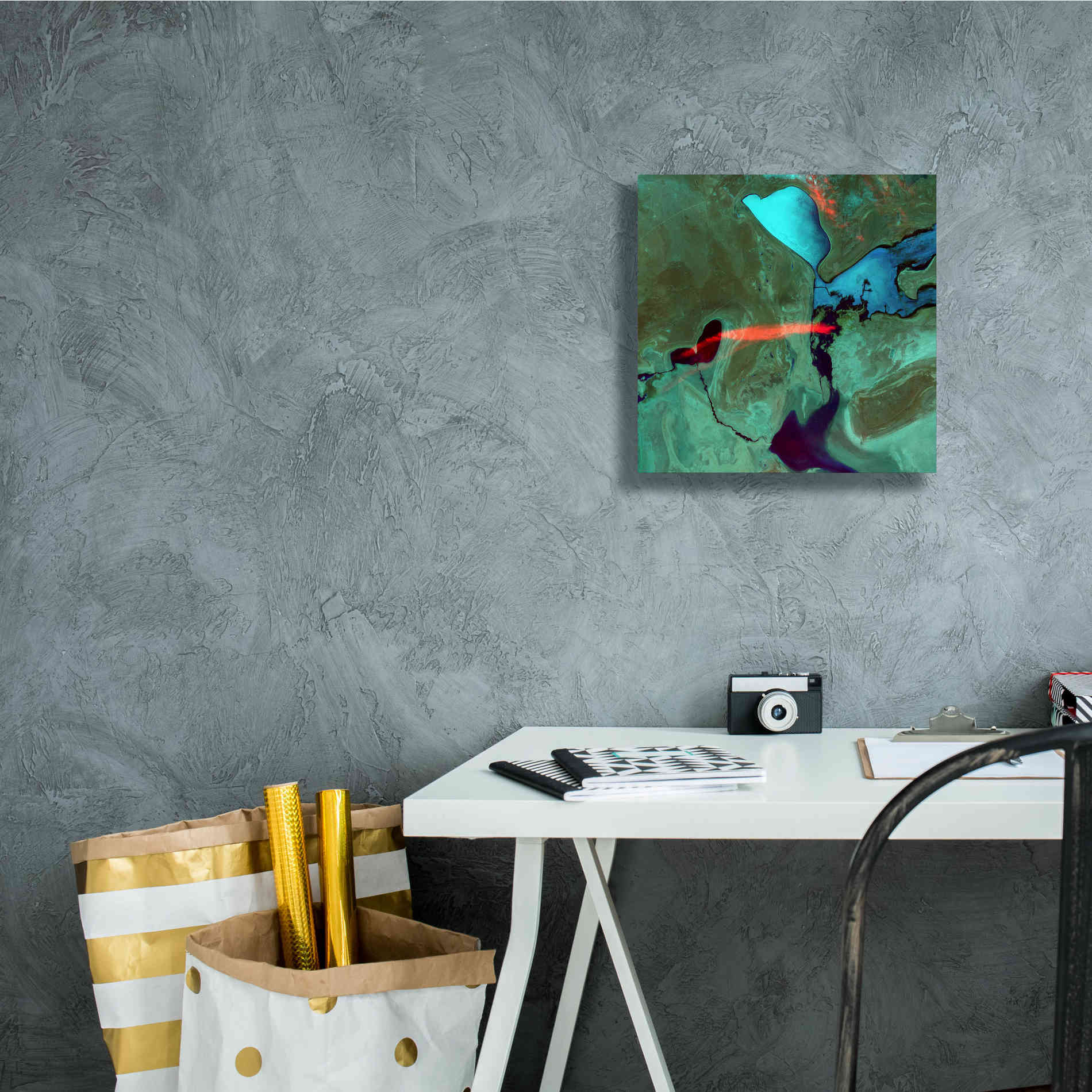 'Earth as Art: Bleeding Heart,' Canvas Wall Art,12 x 12