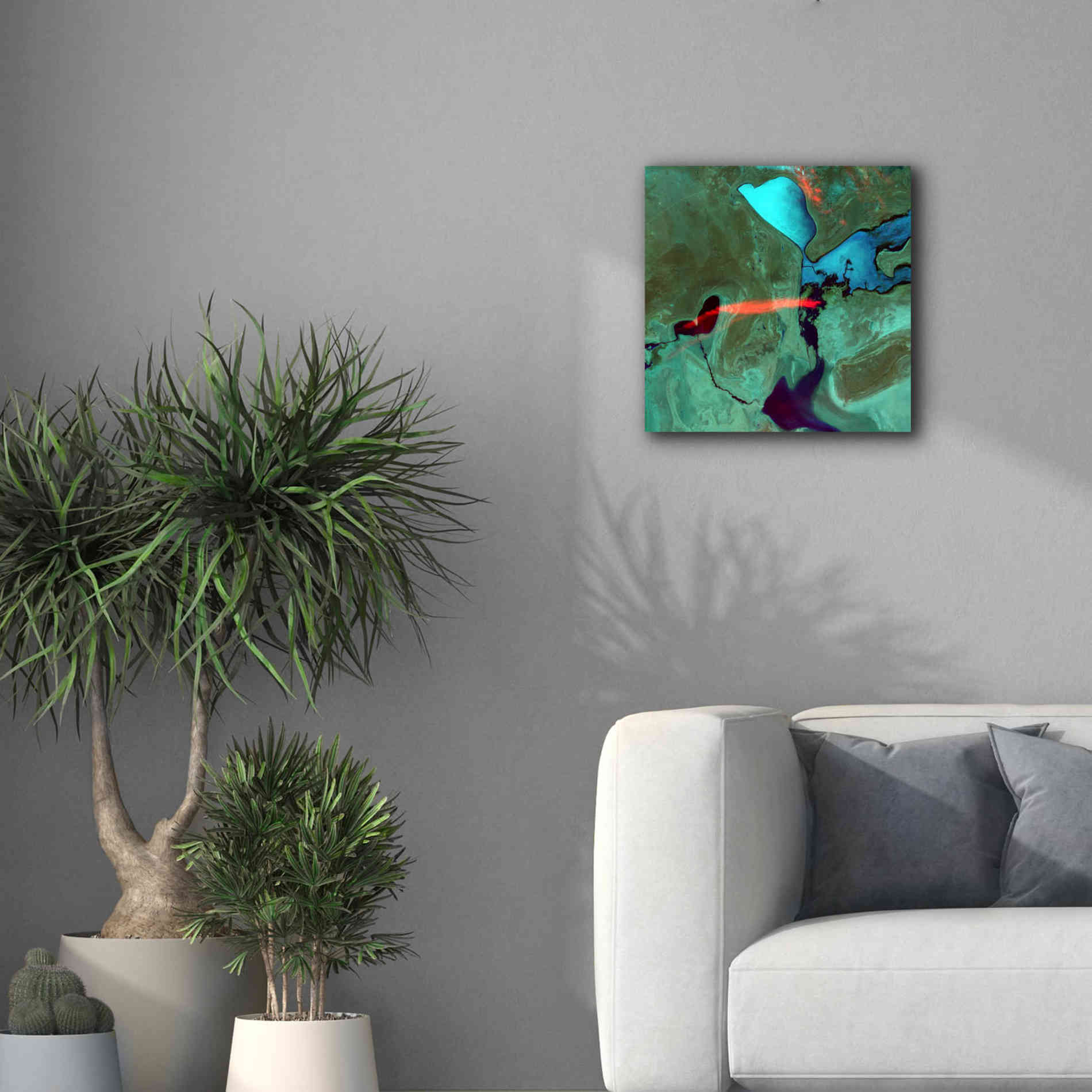 'Earth as Art: Bleeding Heart,' Canvas Wall Art,18 x 18
