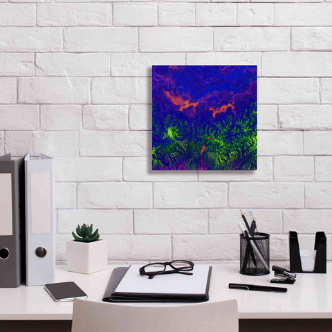 Image of 'Earth as Art: Fanciful Fluorescence,' Canvas Wall Art,12 x 12