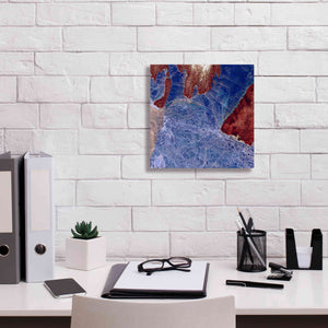 'Earth as Art: Fractured,' Canvas Wall Art,12 x 12