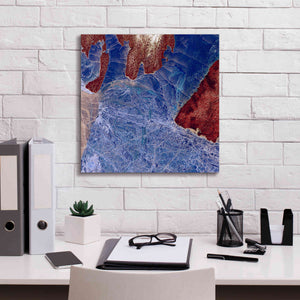 'Earth as Art: Fractured,' Canvas Wall Art,18 x 18