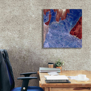 'Earth as Art: Fractured,' Canvas Wall Art,26 x 26