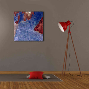'Earth as Art: Fractured,' Canvas Wall Art,26 x 26