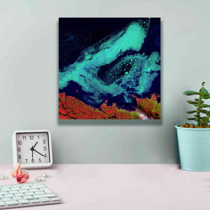 'Earth as Art: Icy Vortex,' Canvas Wall Art,12 x 12