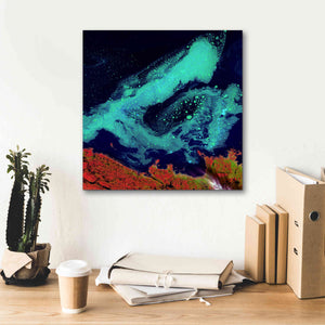 'Earth as Art: Icy Vortex,' Canvas Wall Art,18 x 18