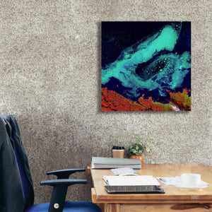 'Earth as Art: Icy Vortex,' Canvas Wall Art,26 x 26
