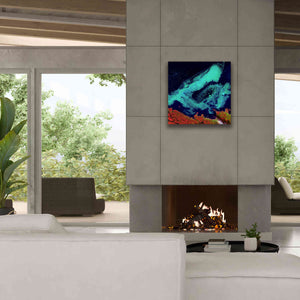 'Earth as Art: Icy Vortex,' Canvas Wall Art,26 x 26