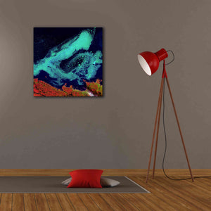 'Earth as Art: Icy Vortex,' Canvas Wall Art,26 x 26