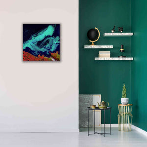 'Earth as Art: Icy Vortex,' Canvas Wall Art,26 x 26