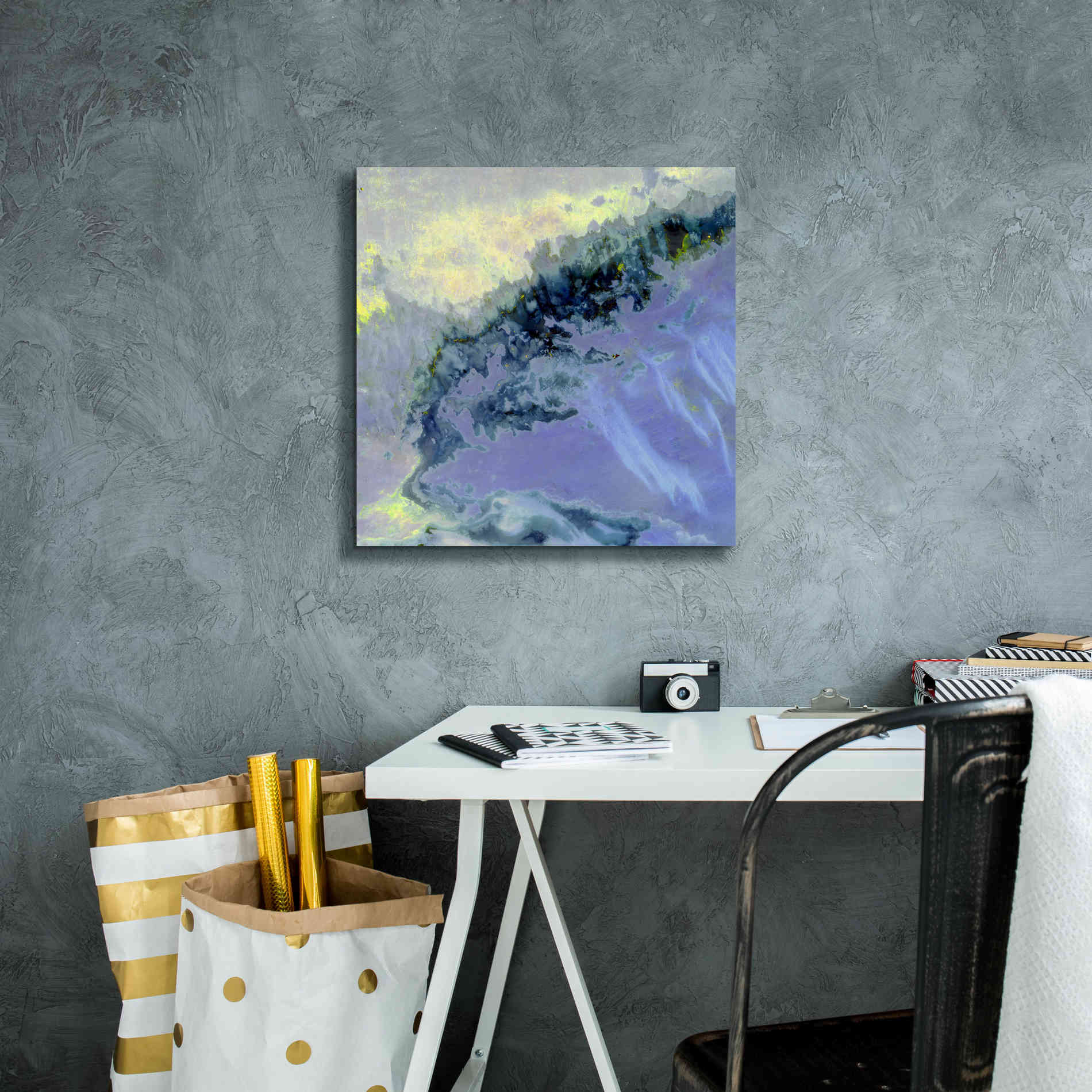 'Earth as Art: Lurking Madness,' Canvas Wall Art,18 x 18