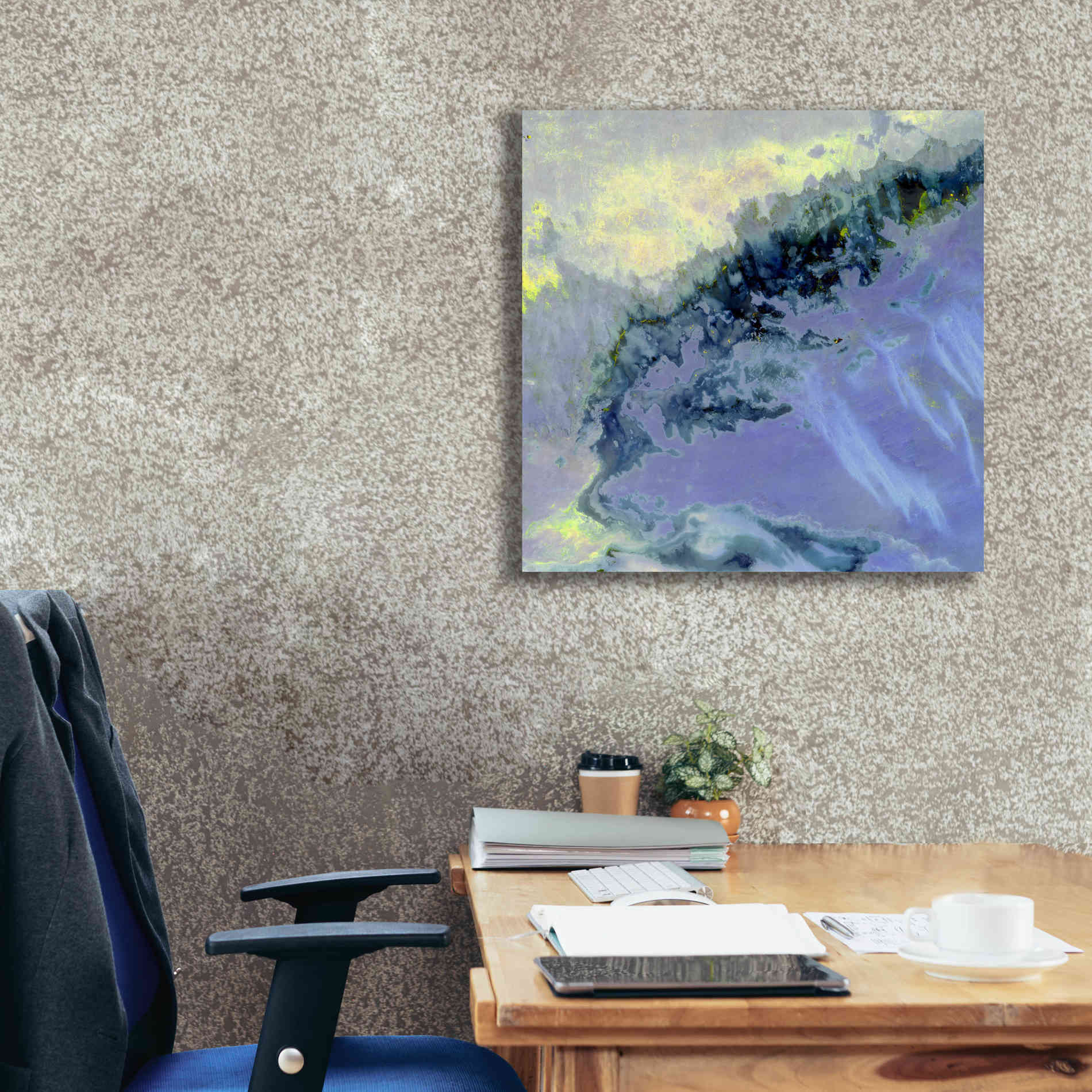 'Earth as Art: Lurking Madness,' Canvas Wall Art,26 x 26