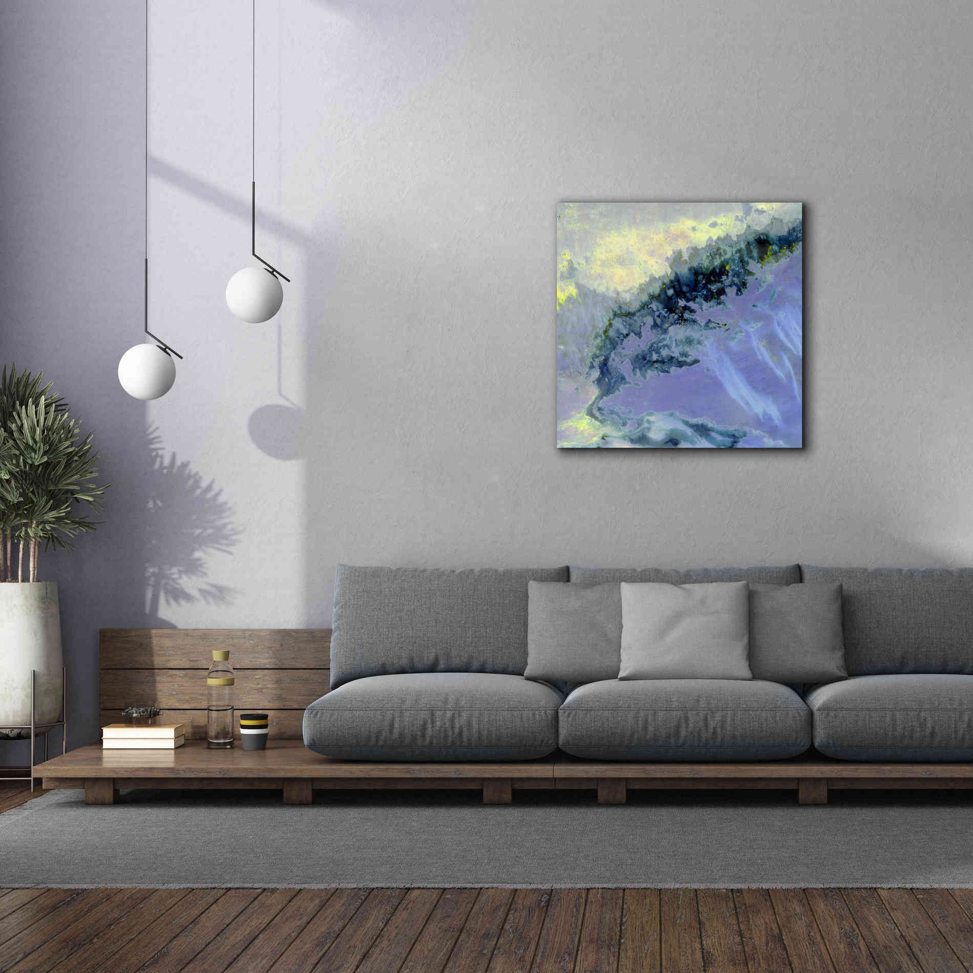 'Earth as Art: Lurking Madness,' Canvas Wall Art,37 x 37
