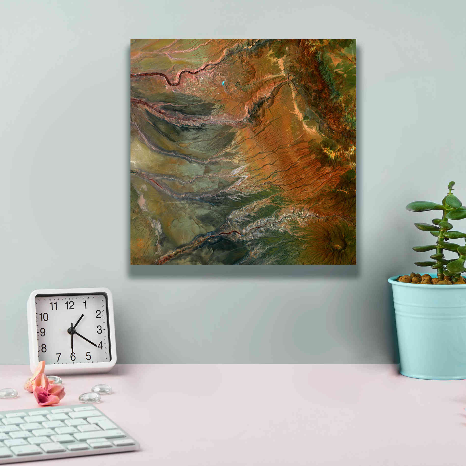 'Earth as Art: Moody Carvings,' Canvas Wall Art,12 x 12