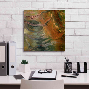 'Earth as Art: Moody Carvings,' Canvas Wall Art,18 x 18