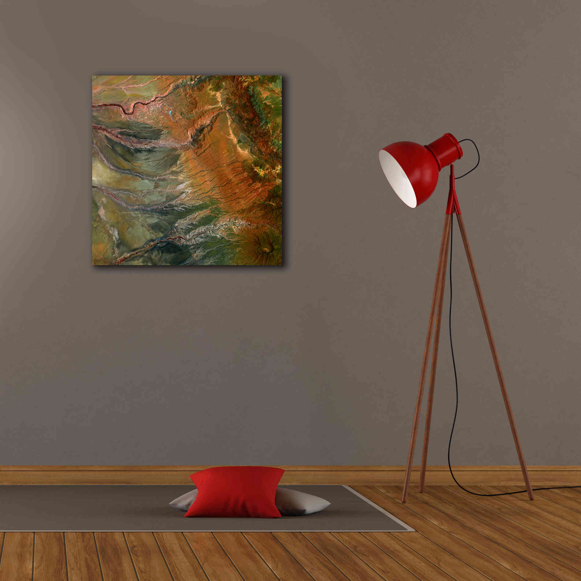 'Earth as Art: Moody Carvings,' Canvas Wall Art,26 x 26