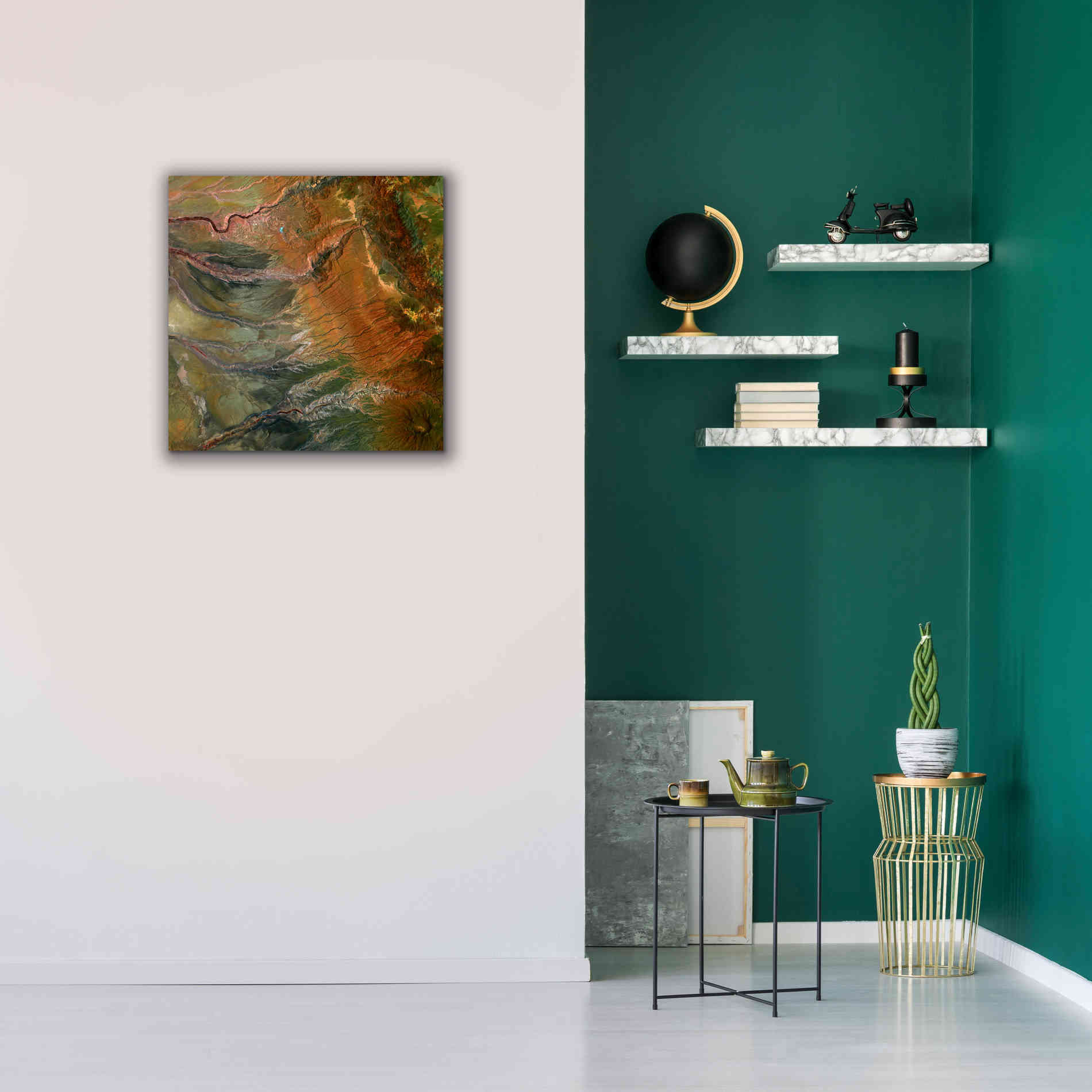 'Earth as Art: Moody Carvings,' Canvas Wall Art,26 x 26