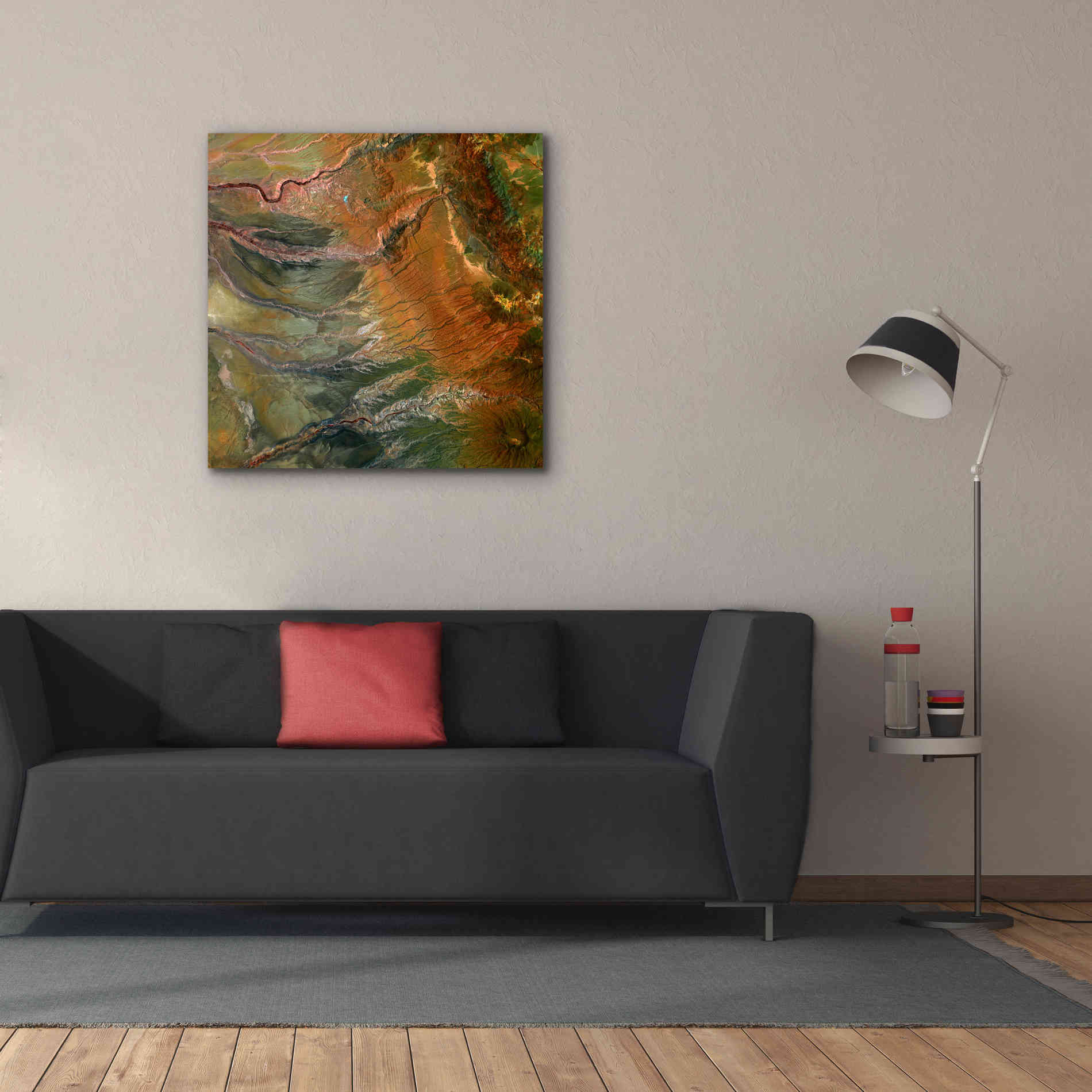 'Earth as Art: Moody Carvings,' Canvas Wall Art,37 x 37