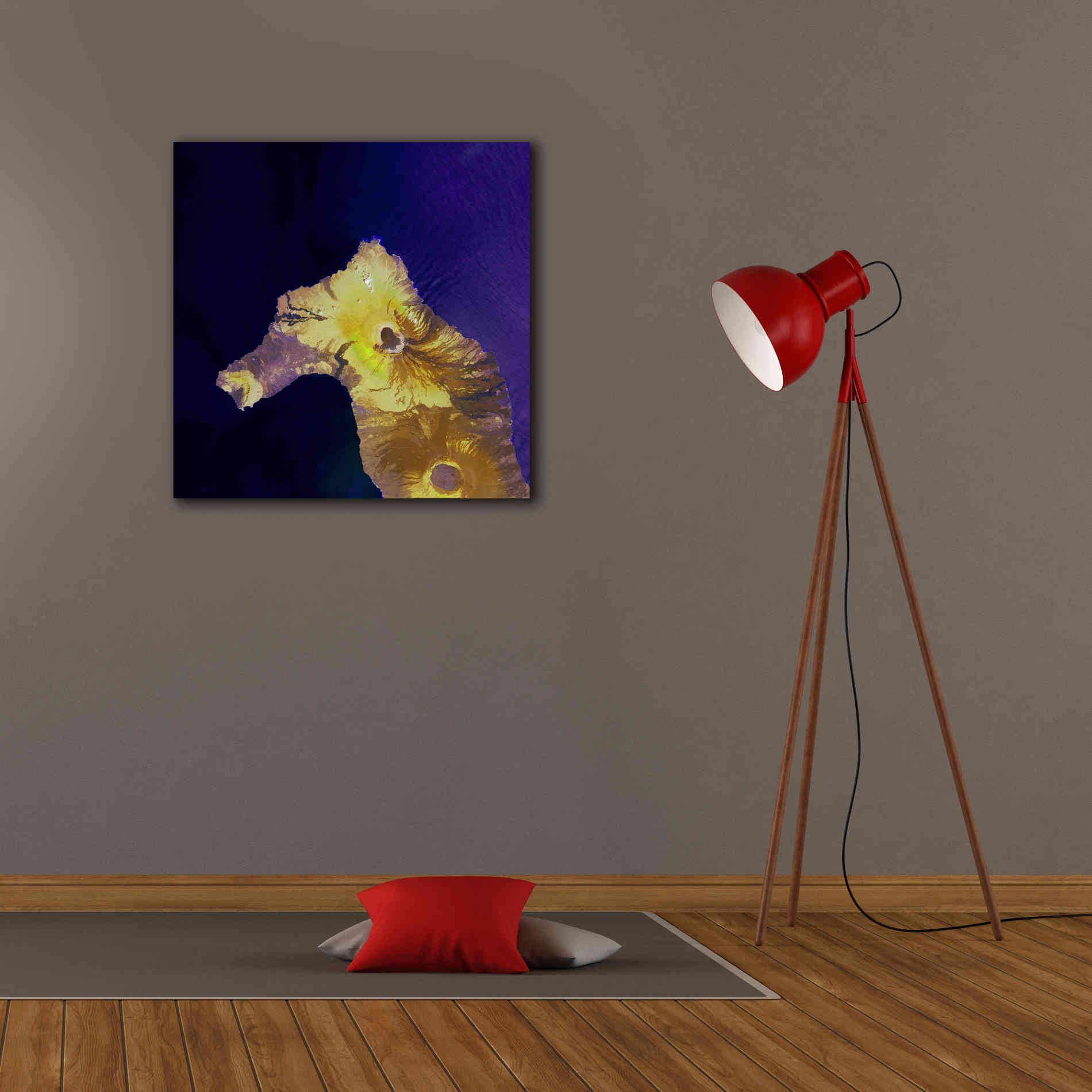 'Earth as Art: Painted Horse,' Canvas Wall Art,26 x 26