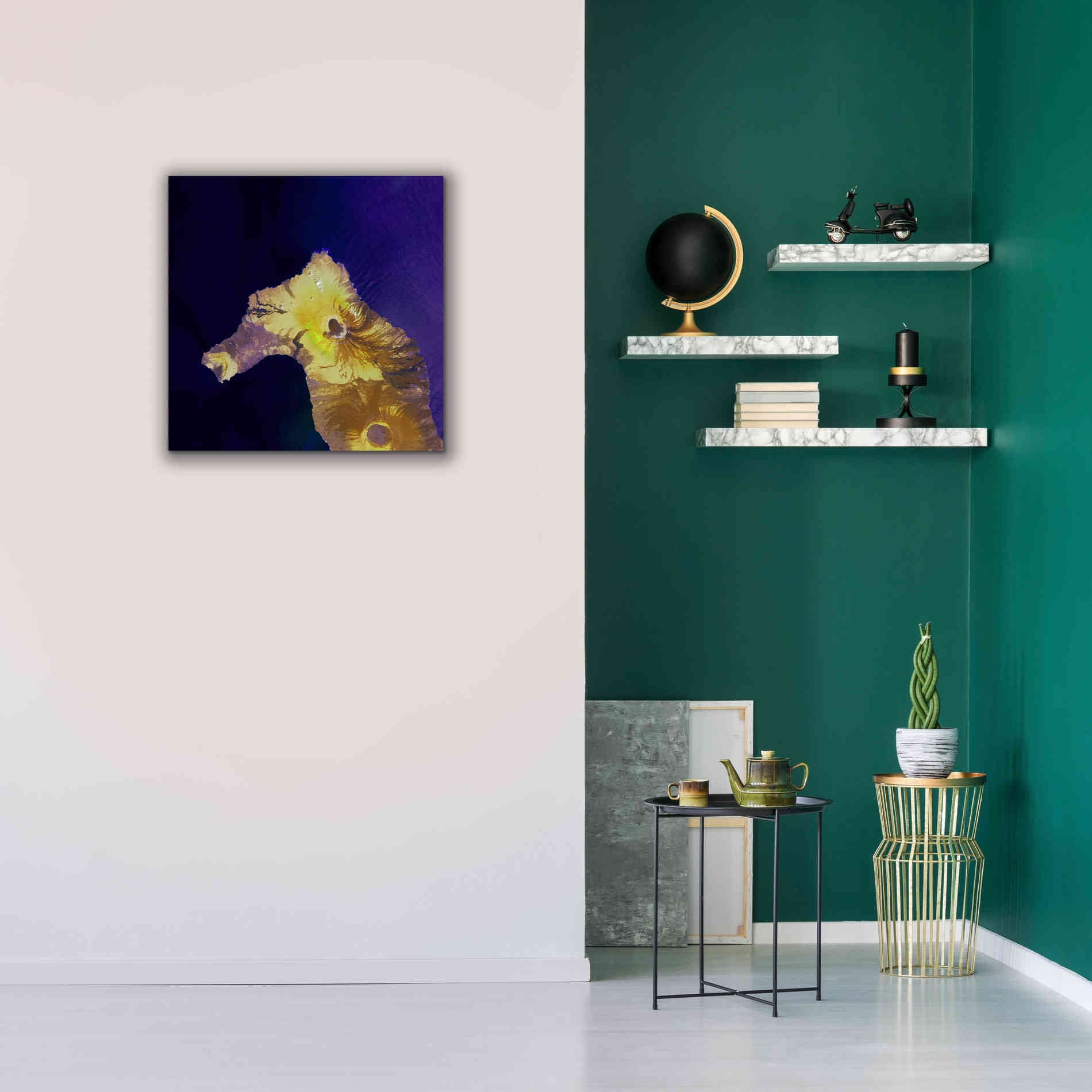 'Earth as Art: Painted Horse,' Canvas Wall Art,26 x 26