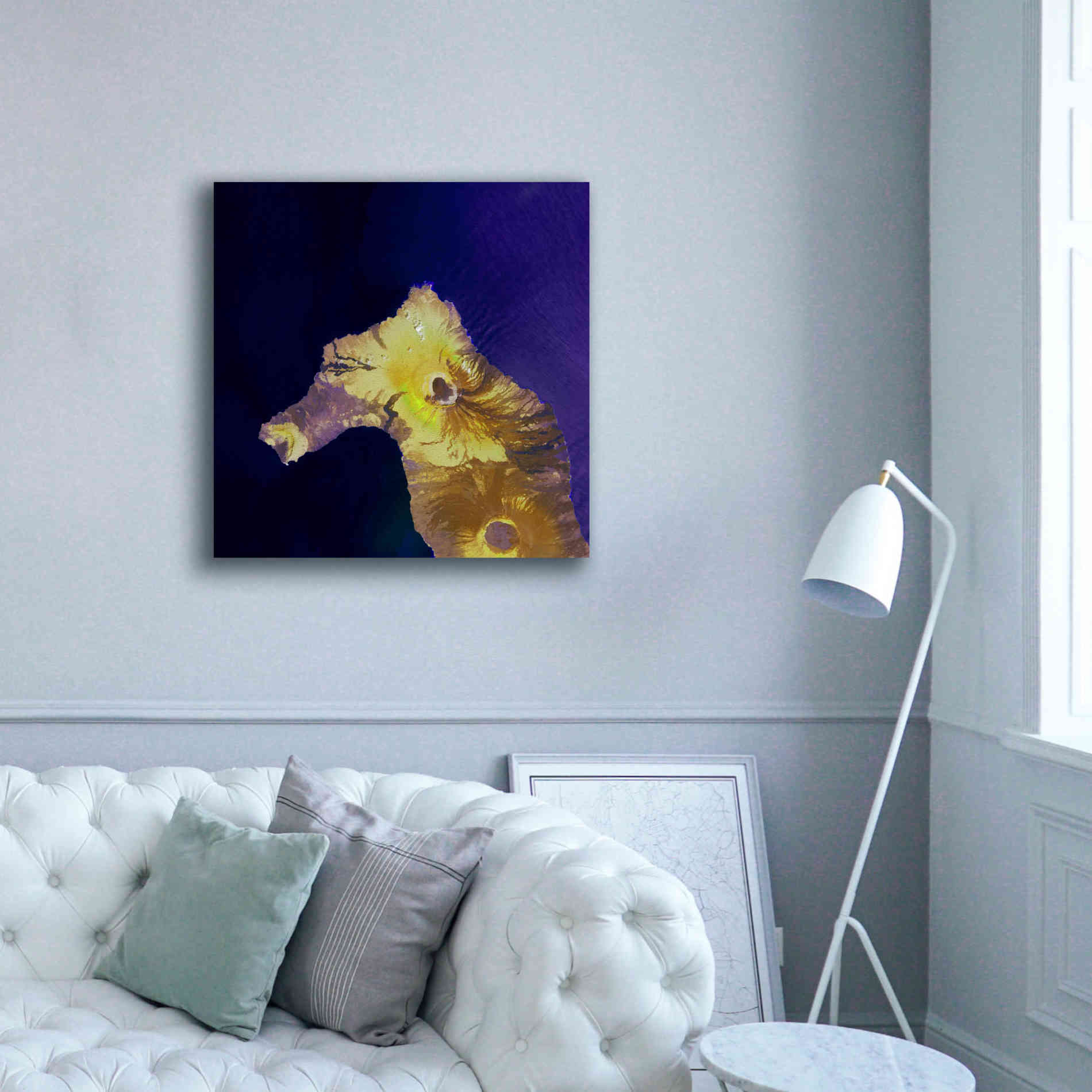 'Earth as Art: Painted Horse,' Canvas Wall Art,37 x 37